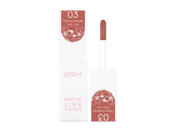 Gabriella Salvete Yes, I Do! Matte Lips 03 This Is Forever (W) 45ml, Rúž