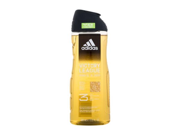 Adidas Victory League Shower Gel 3-In-1 (M) 400ml, Sprchovací gél New Cleaner Formula