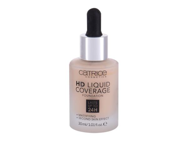 Catrice HD Liquid Coverage 002 Porcelain Beige (W) 30ml, Make-up 24H