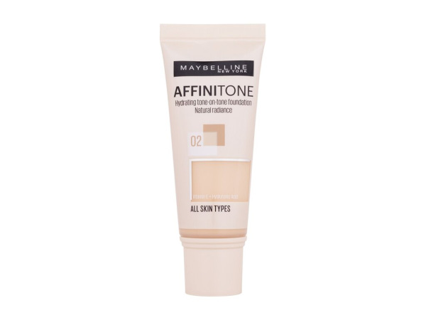 Maybelline Affinitone 02 Light Porcelain (W) 30ml, Make-up