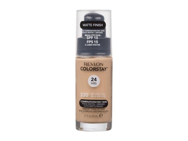 Revlon Colorstay Combination Oily Skin 330 Natural Tan (W) 30ml, Make-up SPF15
