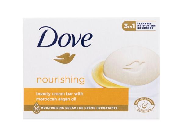Dove Nourishing Beauty Cream Bar (W) 90g, Tuhé mydlo