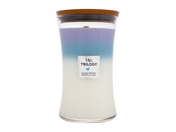 WoodWick Trilogy Calming Retreat (U) 610g, Vonná sviečka
