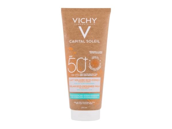 Vichy Capital Soleil Solar Eco-Designed Milk (W) 200ml, Opaľovací prípravok na telo SPF50+
