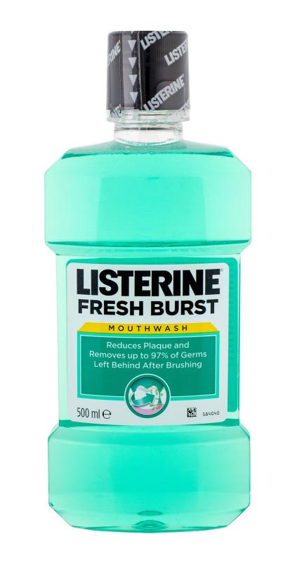 Listerine Fresh Burst Mouthwash (U)  500ml, Ústna voda