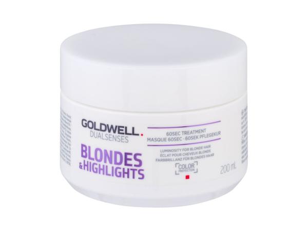 Goldwell Dualsenses Blondes & Highlights 60 Sec Treatment (W) 200ml, Maska na vlasy