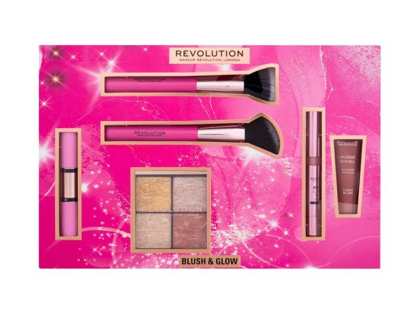 Makeup Revolution Lo Blush & Glow Gift Set (W) 9,6g, Rozjasňovač