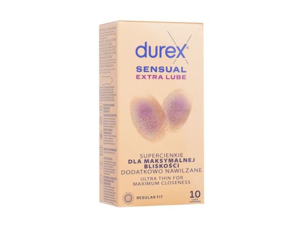 Durex Sensual Extra Lube (M) 10ks, Kondómy