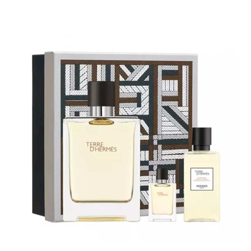 Hermes Terre d´Hermes EdT 100ml + EdT 5ml + Sprchovací gel 40ml (M)