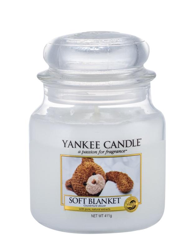Yankee Candle Soft Blanket (U)  411g, Vonná sviečka