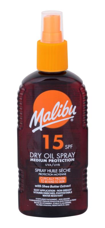 Malibu Dry Oil Spray (W)  200ml, Opaľovací prípravok na telo