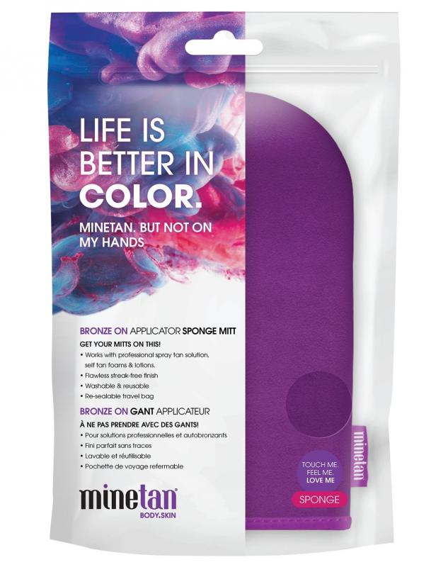 MineTan Tan Applicator Mitt Bronze On (W) 1ks, Samoopaľovací prípravok