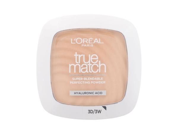 L'Oréal Paris True Match 3.D/3.W Dore Warm (W) 9g, Púder