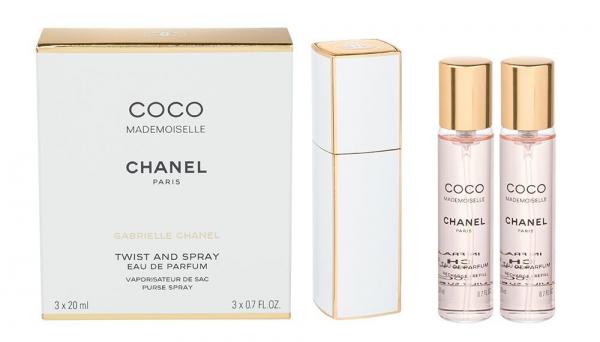 Chanel Coco Mademoiselle (W) 3x20ml, Parfumovaná voda Twist and Spray