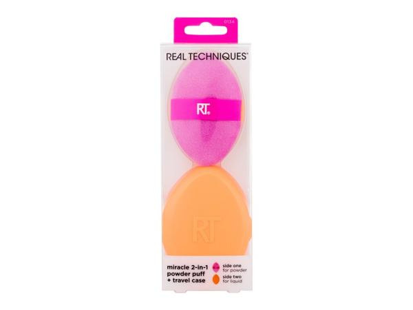 Real Techniques Miracle 2-In-1 Powder Puff (W) 1ks, Aplikátor