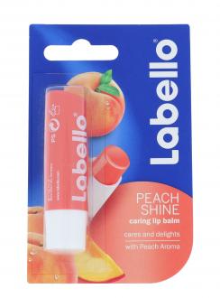Labello Peach Shine 5,5ml, Balzam na pery (W)
