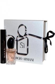 Giorgio Armani Sí Edp 7ml + Riasenka Total Effect Intensity 2ml, Darčeková sada