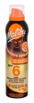 Malibu Continuous Spray Dry Oil (W) 175ml, Opaľovací prípravok na telo SPF6
