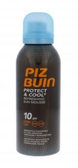 Piz Buin Protect & Cool Refreshing Sun Mousse SPF10 150 ml, Opaľovací prípravok na telo