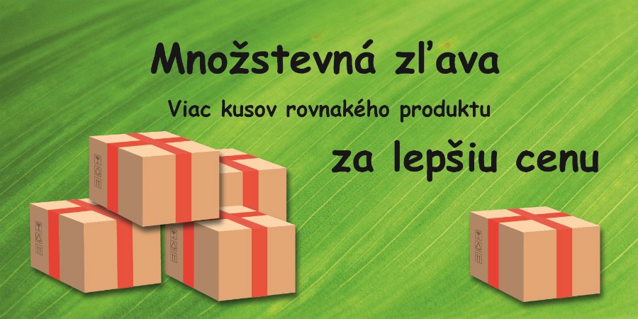 Nakúp 3 ks za cenu 2 ks, skvelé množstevné zľavy, ktoré sa oplatia