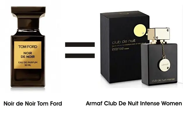 Armaf Club de Nuit Intense Women is Tom Ford Noir de Noir clone