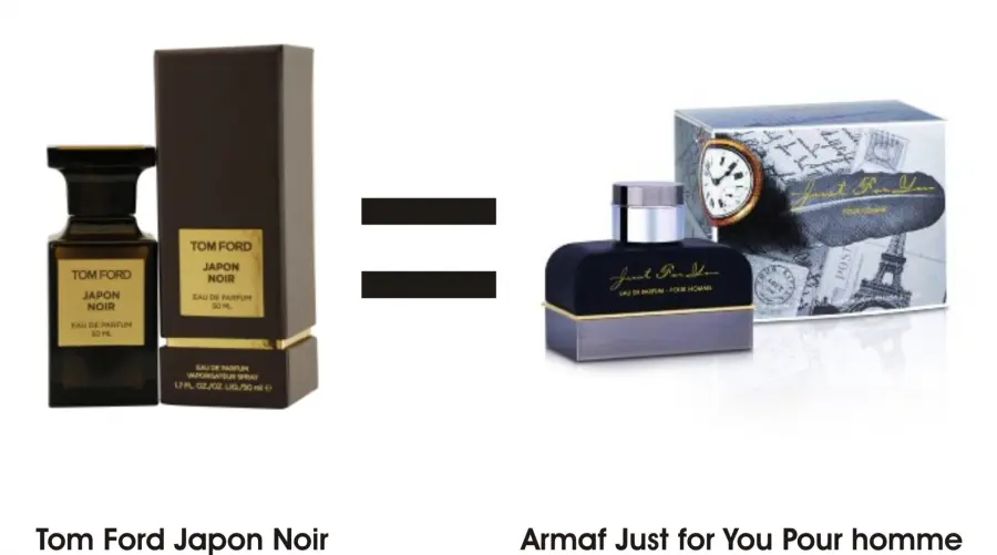Armaf Just for You is Tom Ford Japon Noir clone