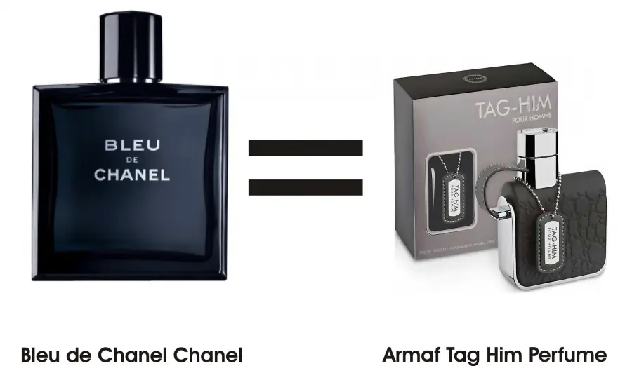 Armaf Tag Him is Chanel Bleu de Chanel clone